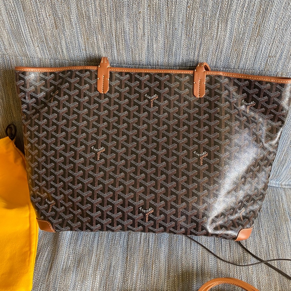 Brand new Goyard Artois MM Black/Tan